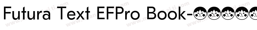 Futura Text EFPro Book字体转换